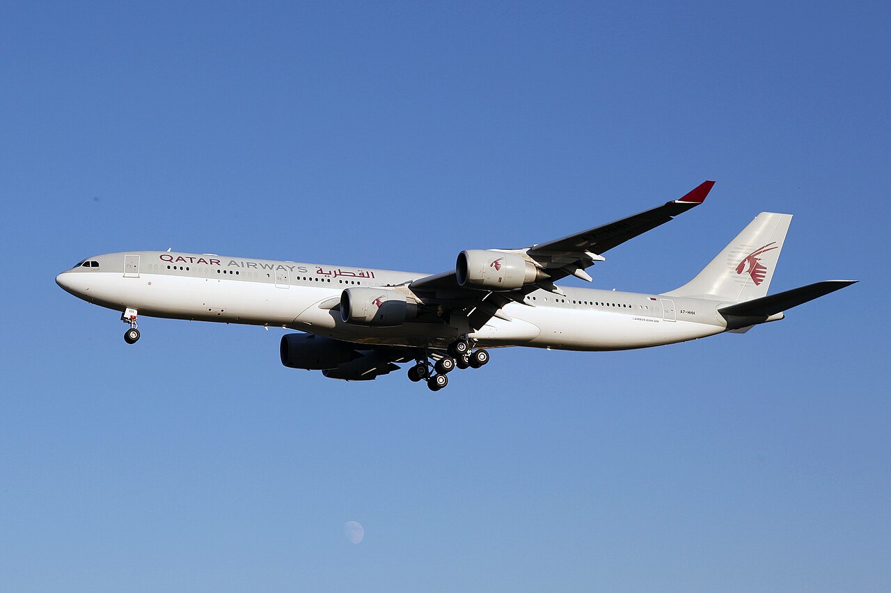 Airbus A340-500 commercial airliner