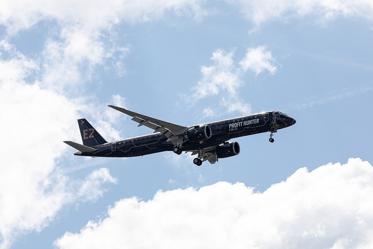 Embraer E195-E2 commercial airliner
